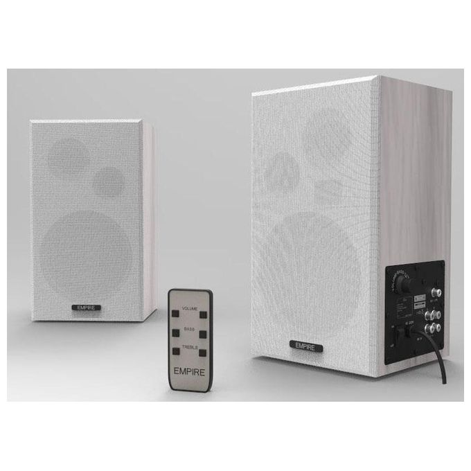 Scuola Kit Empire Media WB-100 Altoparlante 2-Vie 100W Bianco Cablato