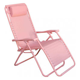 Sdraio Comfort Con Struttura E Textilene Rosso