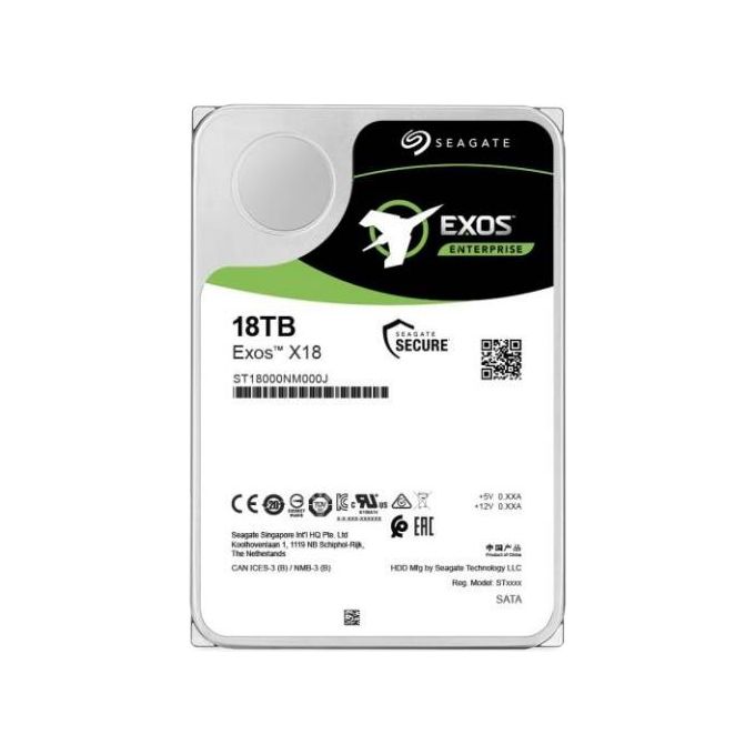 Seagate Enterprise ST18000NM000J Disco Rigido Interno 3.5'' 18000Gb Serial ATA III