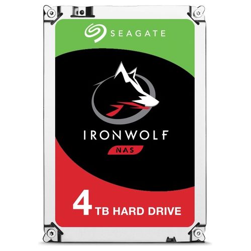 Seagate ST4000VN008 Ironwolf HD 4Tb ideale per nas 3,5'' 6gb/s SATA3 5900rpm 64MB argento