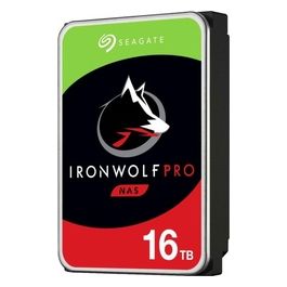 IronWolf Pro ST16000NE000 HDD 16 TB interno 3.5" SATA 6Gb/s 7200 rpm buffer: 256 MB con Piano di Assistenza Recupero Dati di Emergenza di 2 anni