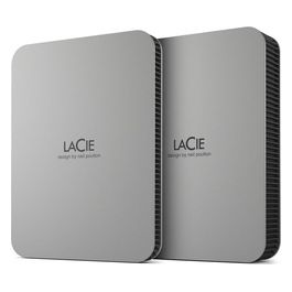 LaCie Mobile Drive STLP4000400 HDD 4Tb Esterno Portatile USB 3.2 Gen 1 Moon Silver