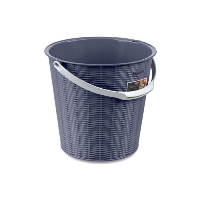 Secchio con manico Elegance Blu navy Lt 10