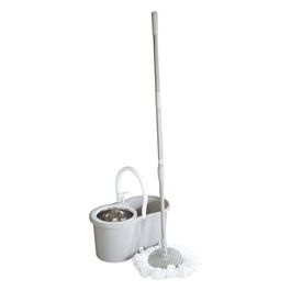 Secchio Mop lavapavimenti rotante grigio