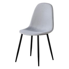 Sedia Alida in Tessuto 54X45Cm/H87Cm Grigio