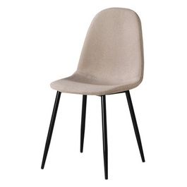 Sedia Alida in Tessuto 54X45Cm/H87Cm Tortora