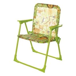 Sedia bimbo, struttura in metallo, decoro New Jungle