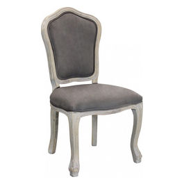 Sedia Charlene In Velluto Taupe