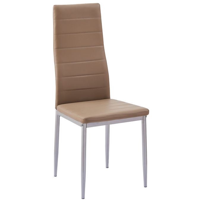 SEDIA DAHLIA TORTORA PVC 42X51X98,5