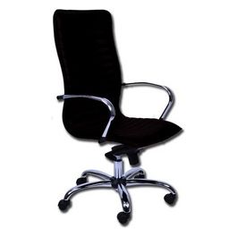 Sedia Elite Schienale Alto - Similpelle - Nero 1 pz.