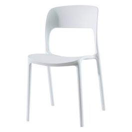 Sedia Estia in Polipropilene 56X43Cm/H83Cm Bianco
