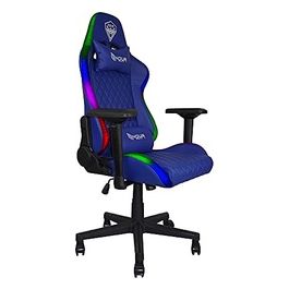Sedia Gaming Mao M9 Blu Rgb Braccioli 4d Base Butterfly Schienale Reclinabile