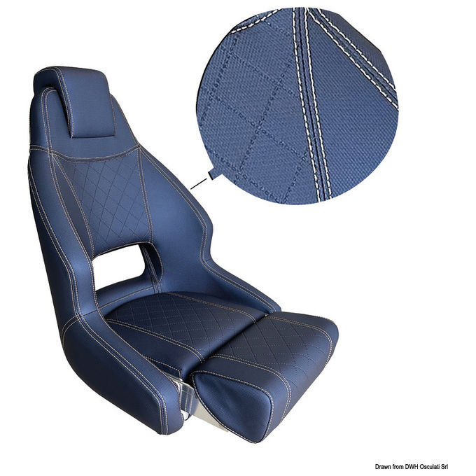 Sedile Anatomico Imbottito Con Flip Up Rm52 Osculati