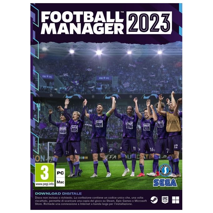 Sega Videogioco Football Manager 2023 per Pc