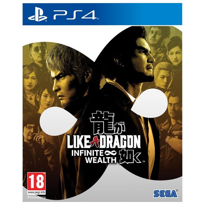 Sega Videogioco Like a Dragon Infinite Wealth per PlayStation 4