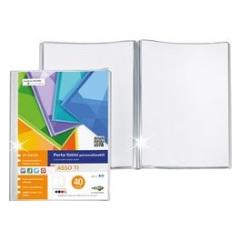 Porta Listino Asso TI 15x21cm 20 Buste Trasparente