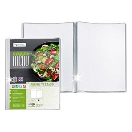Porta Menu TI 2 Buste 22x30cm Trasparente