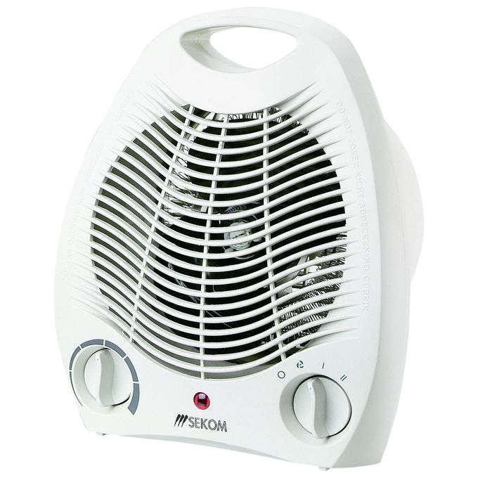 Sekom Termoventilatore 2000w Termostato Bianco