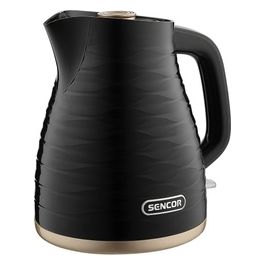 Bollitore Elettrico 1.7 Litri 2200W Filtro Anticalcare Nero