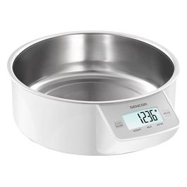 SKS 4030WH Bilancia da Cucina Elettronica Acciaio Inossidabile/Bianco