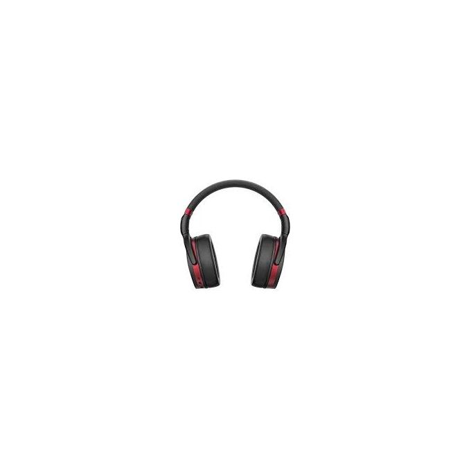 Sennheiser HD 458BT Cuffia a Padiglione Nero/Rosso Connettore 3.5mm Bluetooth Usb Tipo-C