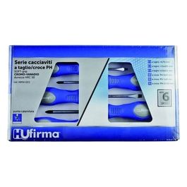 Serie Cacciaviti Hu-Firma Crv Taglio/Croce-Ph Pezzi 6