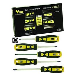 Serie Cacciaviti Vigor Crv Torx Pezzi 5