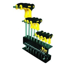 Serie Cacciaviti Vigor Crv Torx Manico a T Pezzi 9