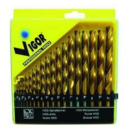Vigor Serie Punte Hss Titanium Pz. 19 Mm. 1-10