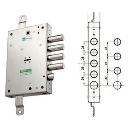 Serratura Mottura Porta Blindata -52.571/37Dx