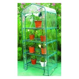Serre In PVC Blinky a Casetta 4 Ripiani 69x49x157H