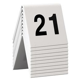 Set 10 Numeri Segnaposto 21-30