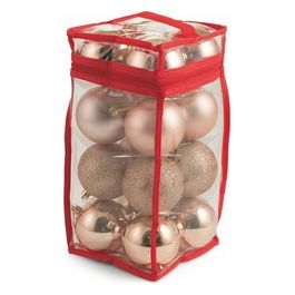 Set 16 palle di Natale Diam. 8 cm in plastica