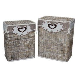Set Di 2 Cesti Porta Biancheria Mary