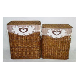 Set Di 2 Cesti Porta Biancheria Mary