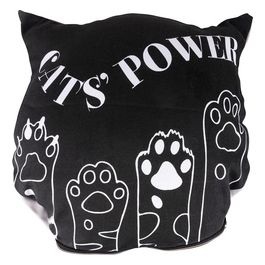 Set 2 pezzi Cuscino arredo gatto double face sfoderabile conzip, Cat Lovers