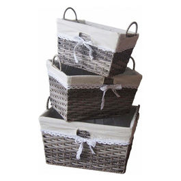 Set Di 3 Cestini Cleo