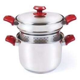Set 3 Pezzi Spaghetti Stile 22 cm in Acciaio Inox