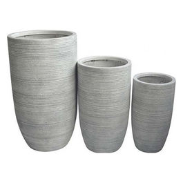 Set Di 3 Vasi Viola