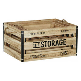 Set Di 4 Cassette In Legno Nina