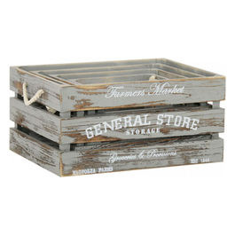 Set Di 4 Cassette In Legno Patricia