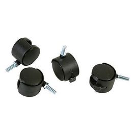 Set 4 Ruote In Nylon Diametro 5 Cm