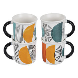 Set 4 Tazzine caffe' in new bone china 100 ml, Venice Lido