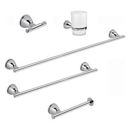Set Genziana Cromato Metallo 65x8,5x8 Cm