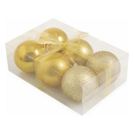 Set 6 palle di Natale Diam 6 cm in plastica