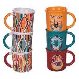 Set 6 tazzine caffe' 90 ml in bone China, Le Cirque