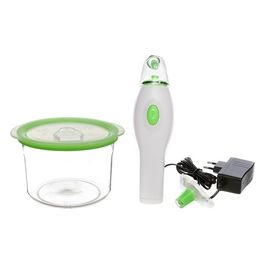 Set Aspiratore Sottovuoto, Contenitore E Tappo Vino Bianco  