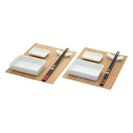 Set Sushi 12 Pezzi Unico per Servire e Gustare Squisite Creazioni Giapponesi in un Design Elegante e Funzionale