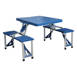 Set Tavolo Pieghevole Con 4 Sgabelli