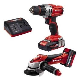 Einhell Set Trapano+Smerigliatrice Pxc Te-Tk18Li-Kit